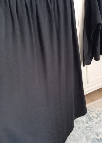 Siyah Kadın Uzun Bol Kesim Takım - Görsel 7