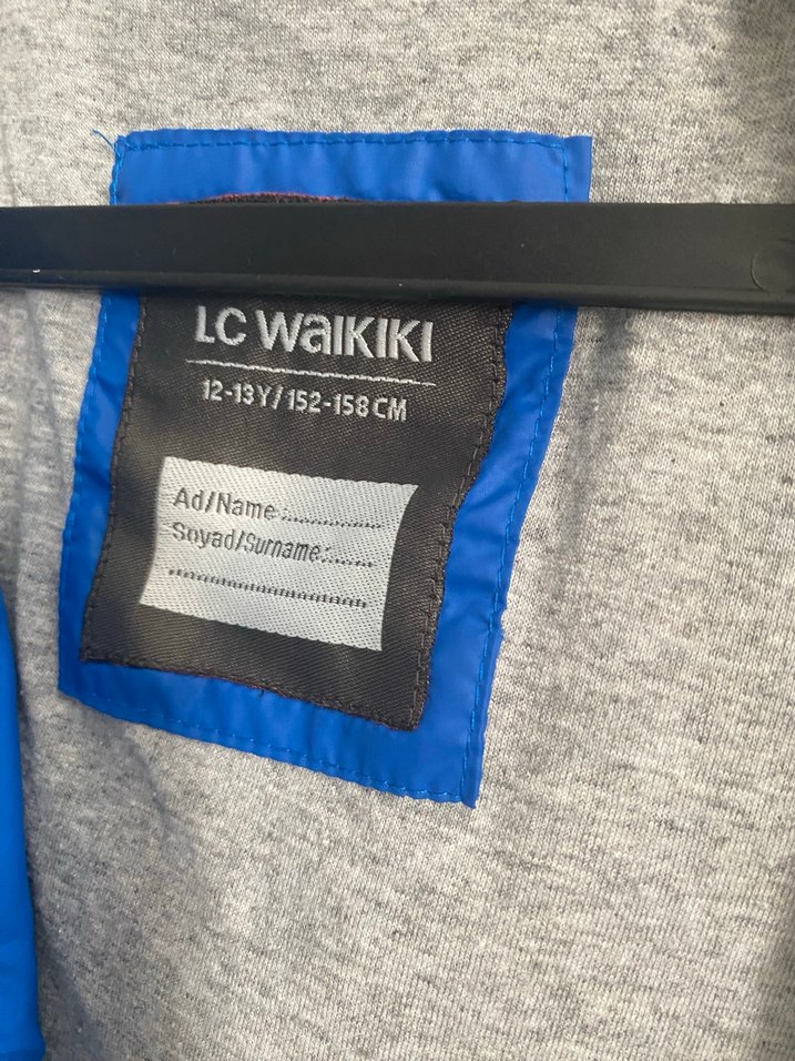 Erkek Çocuk Mavi Fermuarlı Yağmurluk - Görsel 2