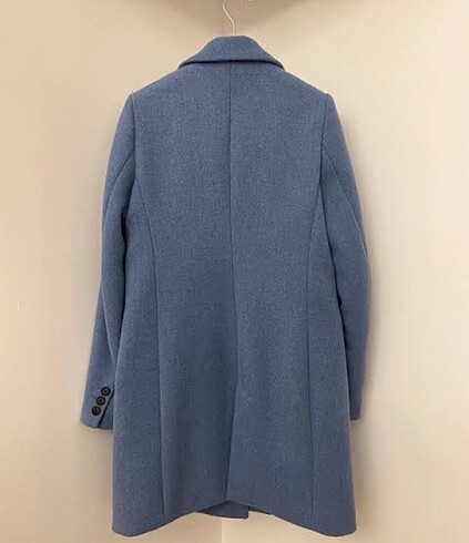 Stradivarius Stradivarius indigo kaşe kaban