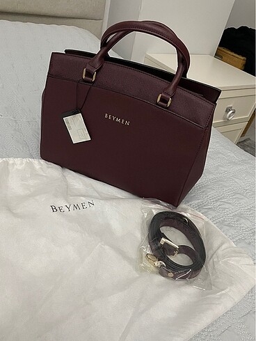 Beymen bordo çanta