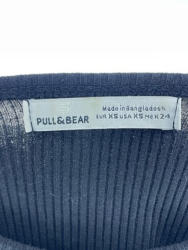 xs Beden siyah Renk Pull and Bear Bluz %70 İndirimli.