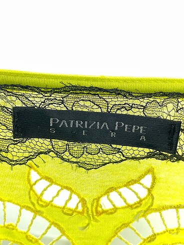 s Beden sarı Renk Patrizia Pepe Kısa Elbise %70 İndirimli.