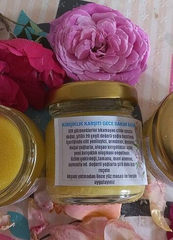 YENİ ???? KIRIŞIKLIK KARŞITI GECE BAKIM KREMİ - Görsel 2