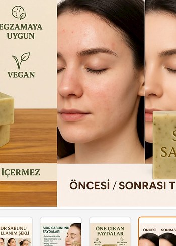 SİDİR/SİDR SABUNU, EL YAPIMI - Görsel 6