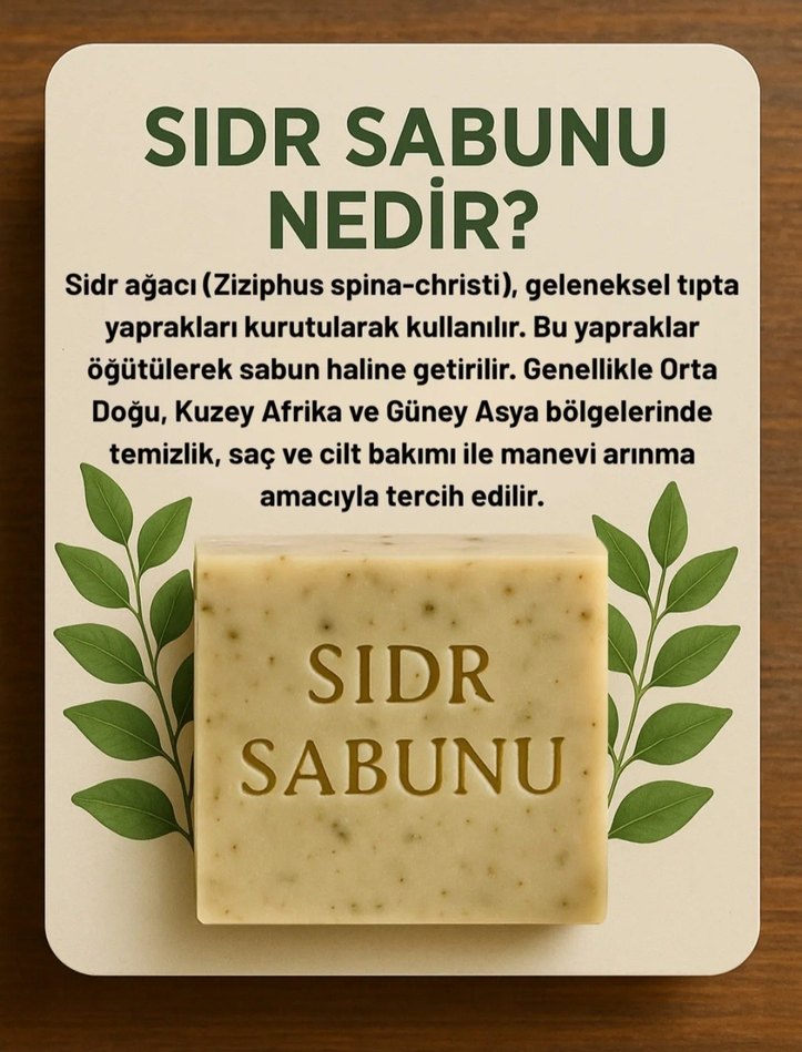 SİDİR/SİDR SABUNU, EL YAPIMI - Görsel 5