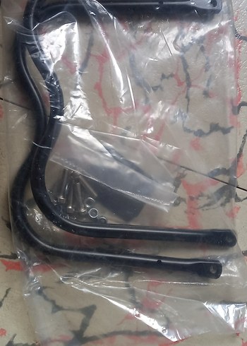 Siyah sele borusu altı bağlantılı bisiklet arka bagaj - Görsel 9