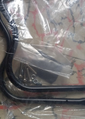 Siyah sele borusu altı bağlantılı bisiklet arka bagaj - Görsel 10