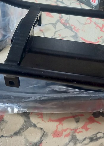 Siyah sele borusu altı bağlantılı bisiklet arka bagaj - Görsel 11