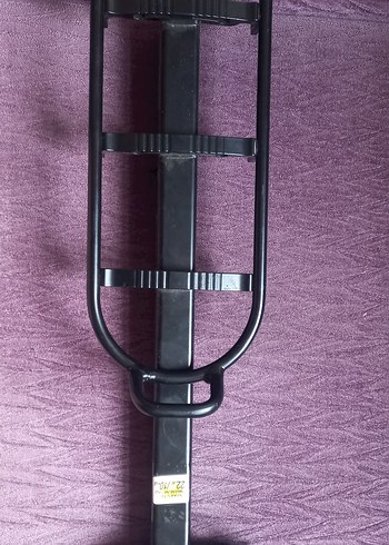 Siyah sele borusu altı bağlantılı bisiklet arka bagaj - Görsel 6