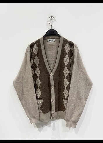 m Beden Vintage Oversize Unisex Hırka