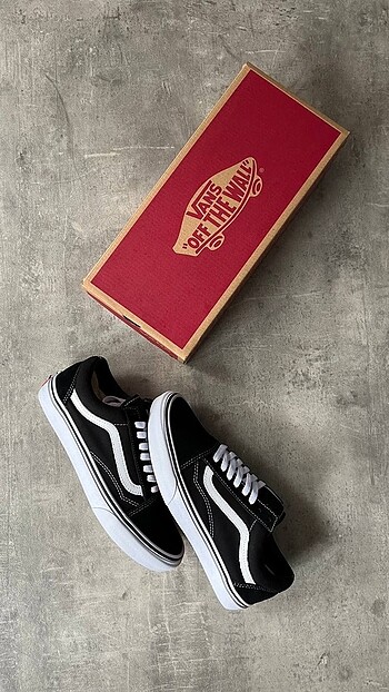 Vans Old Skool Classic Black White - Görsel 2