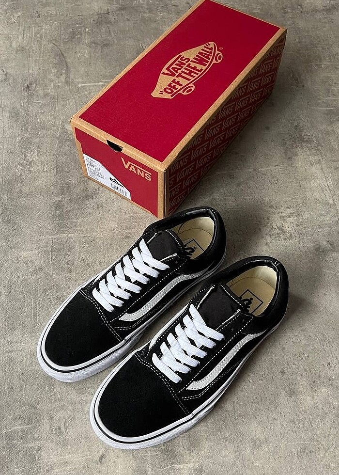 Vans Old Skool Classic Black White - Görsel 3