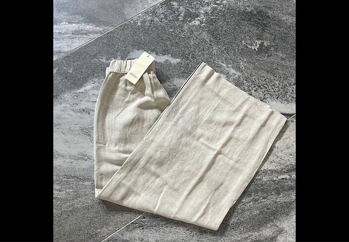 l Beden ten rengi Renk Oyso keten pantolon