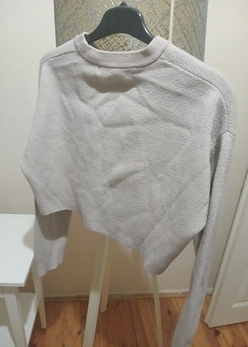Bershka Bej Kadın Yün Örgü Kazak
