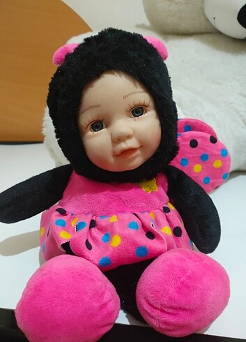Pembe peluş arı maya