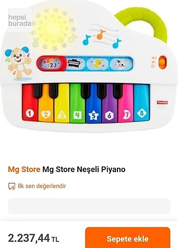 Fisher Price Neşeli piyano