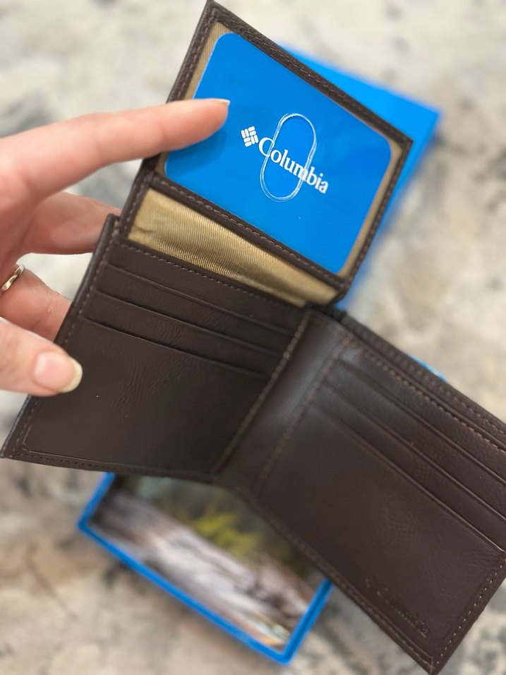 Columbia Erkek Kahverengi Deri Cüzdan - Görsel 5