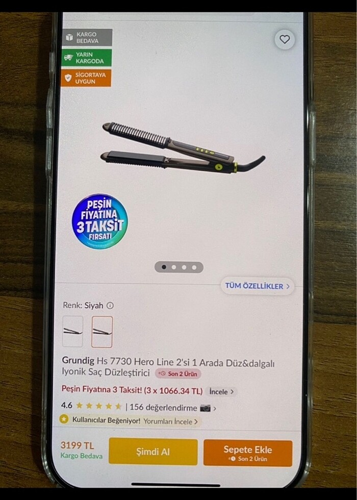 Arçelik düzleştirici sıfır - Görsel 2