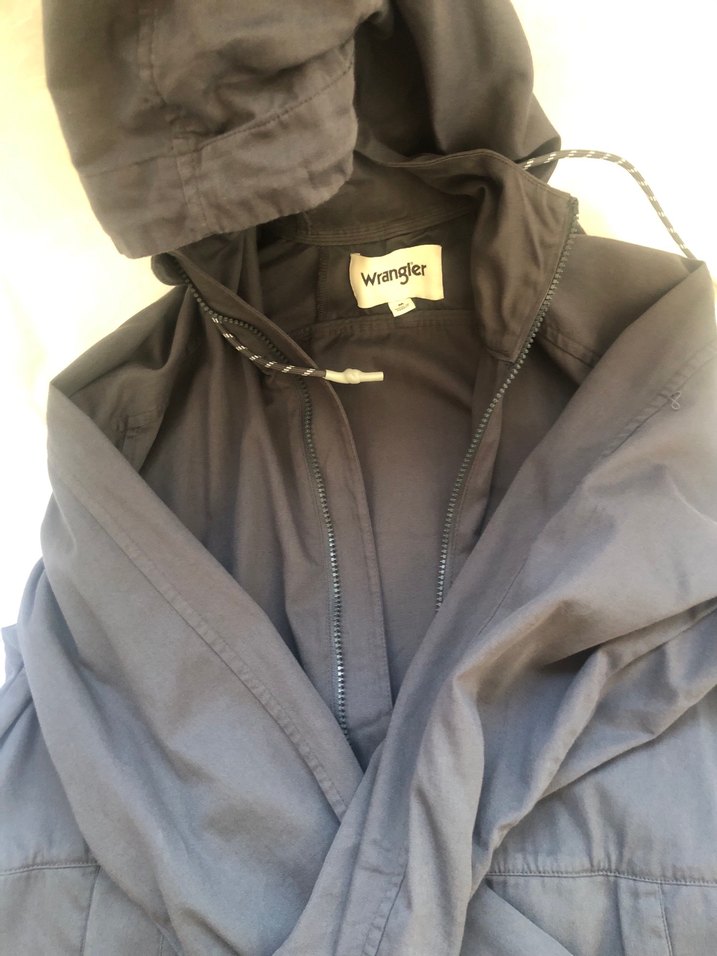 Wrangler Gri Erkek Kapüşonlu Fermuarlı Ceket - Görsel 3