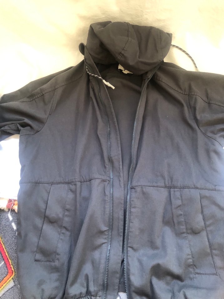 Wrangler Gri Erkek Kapüşonlu Fermuarlı Ceket - Görsel 2