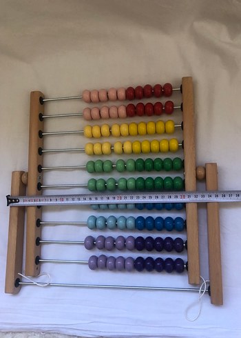 IKEA Renkli Ahşap Abaküs - Görsel 3