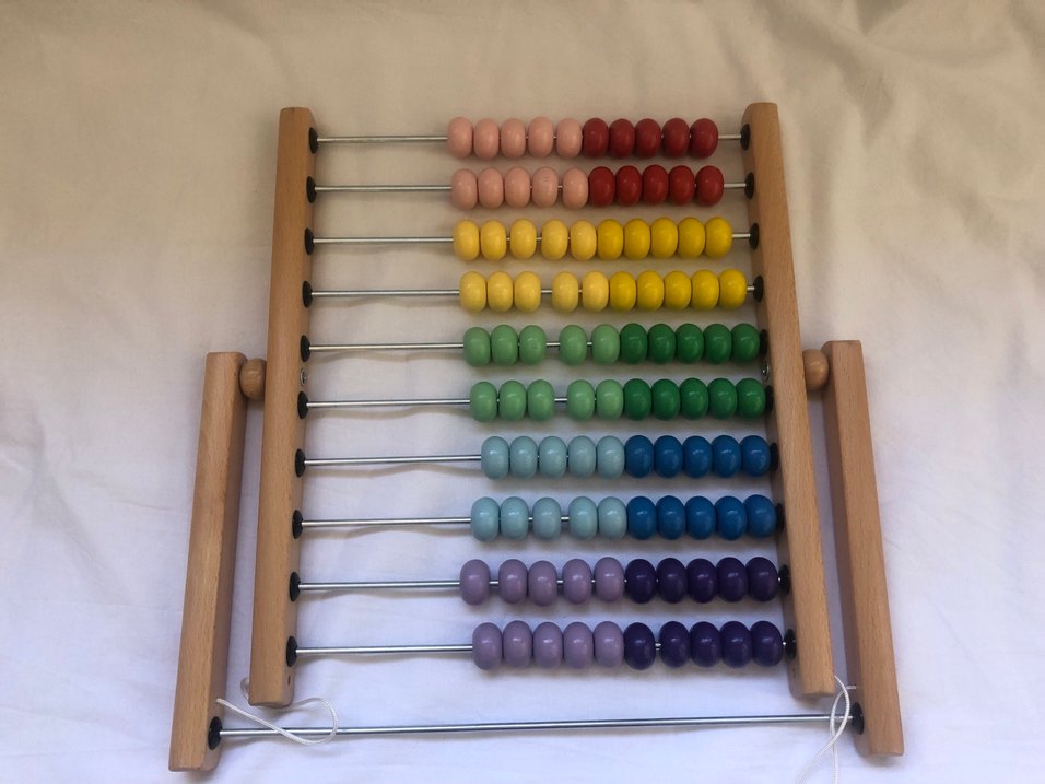 IKEA Renkli Ahşap Abaküs - Görsel 2