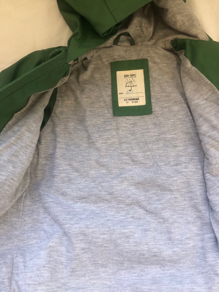 Çocuk Kapüşonlu Yağmurluk - Görsel 2