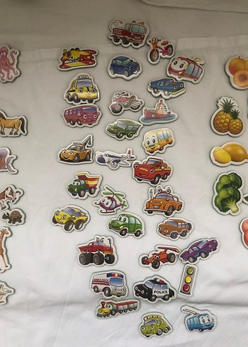 DIYTOY marka manyetik hayvanlar, taşıtlar, meyve ve sebzeler - Görsel 4