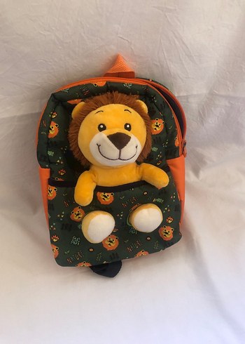 Renkli Aslan Figürlü Çocuk Sırt Çantası