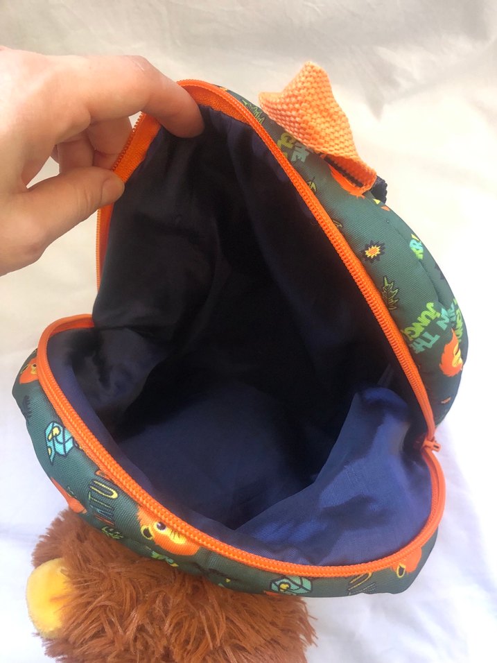 Renkli Aslan Figürlü Çocuk Sırt Çantası - Görsel 2