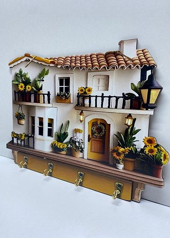 Dekoratif Anahtarlık Ev Modeli - Görsel 3
