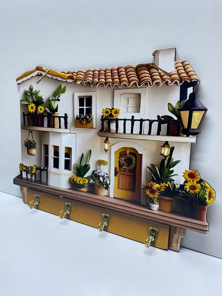 Dekoratif Anahtarlık Ev Modeli - Görsel 3