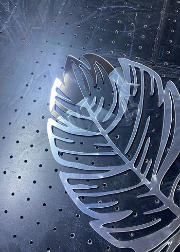 Pleksi yaprak duvar dekoru - Görsel 2