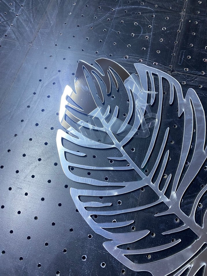 Pleksi yaprak duvar dekoru - Görsel 2