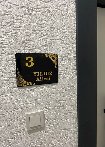 Diğer Dekoratif isme özel kapı numarası