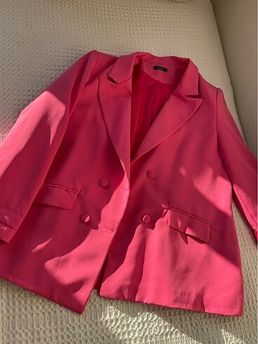 48 Beden pembe Renk Blazer ceket