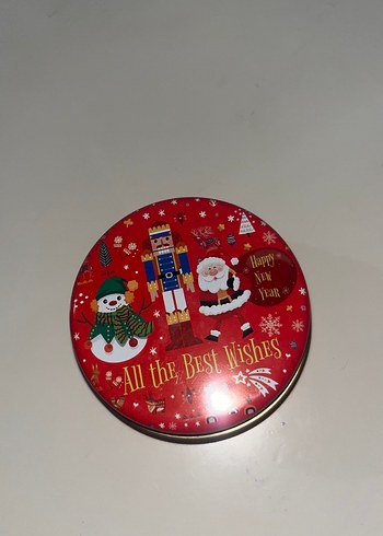 Renkli Kırmızı Mum ve Kutusu - Görsel 2