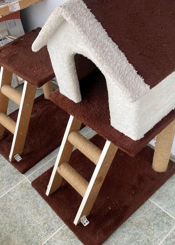 Açıklamayı okuyunuz kedi tırmalama evi - Görsel 3