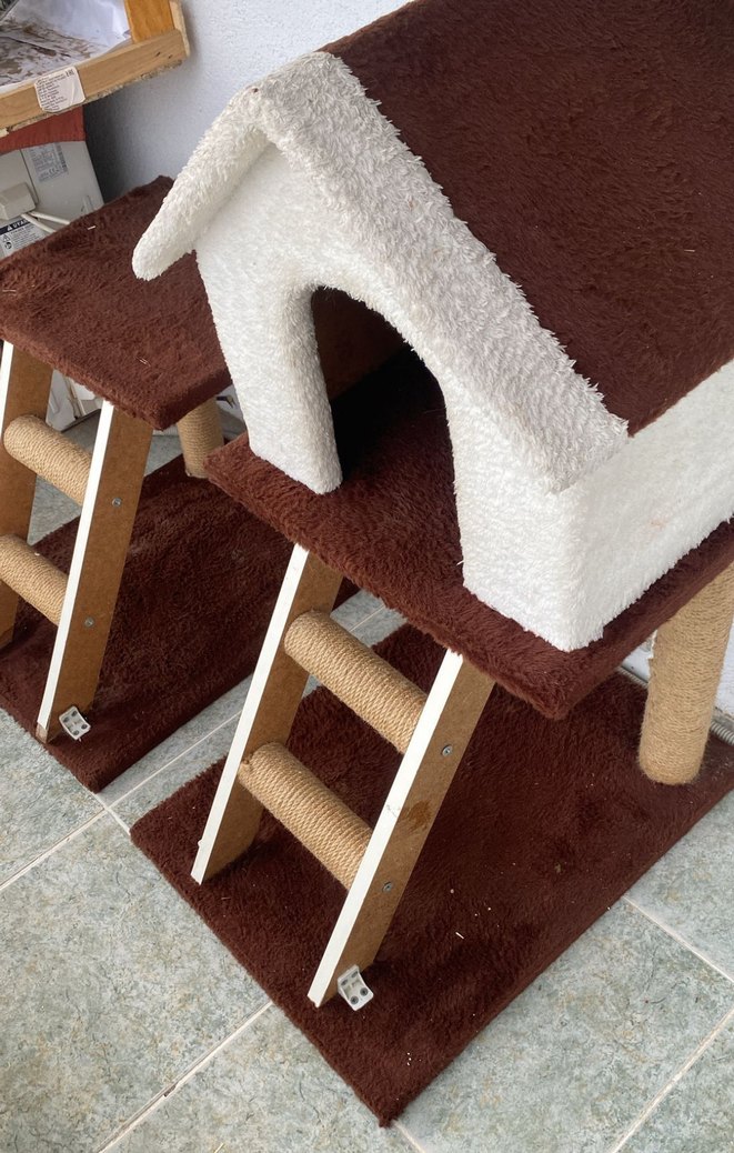 Açıklamayı okuyunuz kedi tırmalama evi - Görsel 3