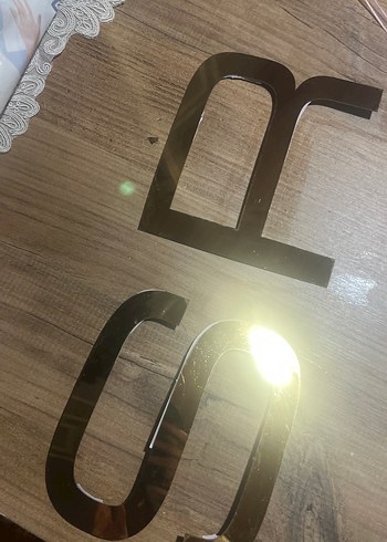 Parlak Altın harfler - Görsel 2