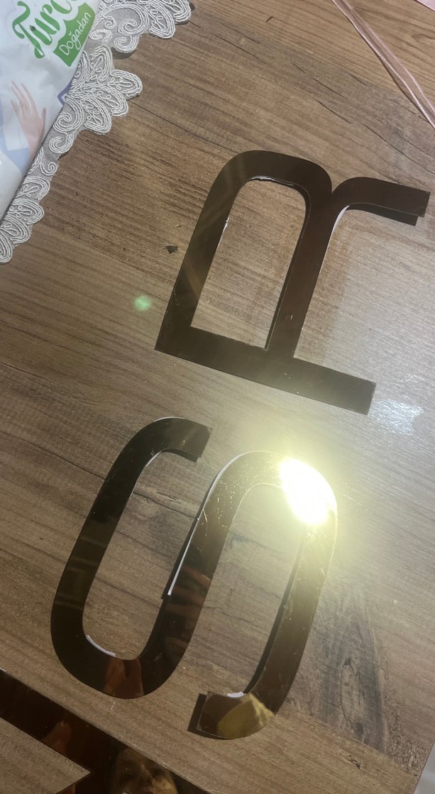 Parlak Altın harfler - Görsel 2