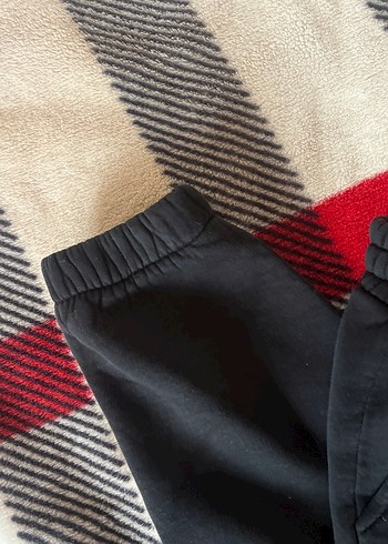 Siyah Mini Kadın Rahat Sweatpant - Görsel 3