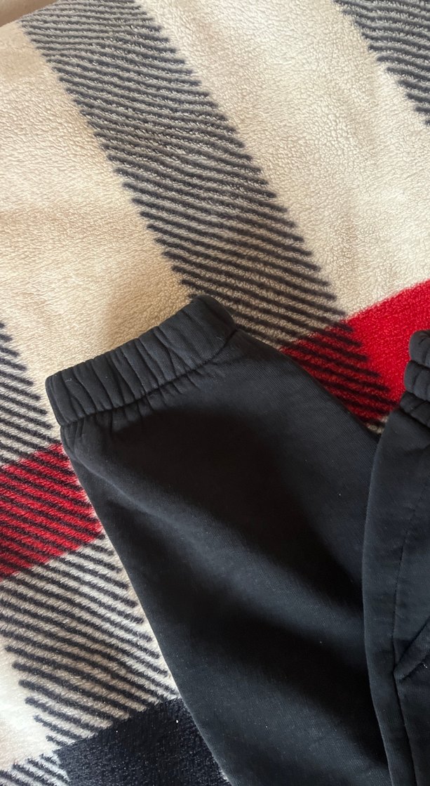 Siyah Mini Kadın Rahat Sweatpant - Görsel 3