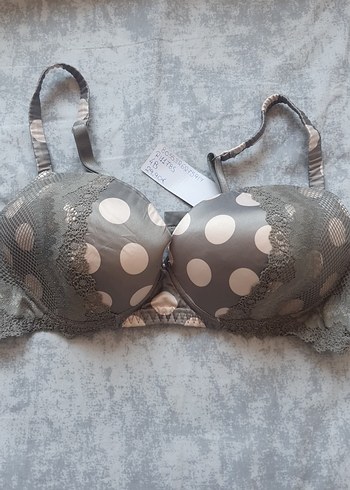 Intimissimi Gri Puantiyeli Bohem Tarz Sütyen 85B