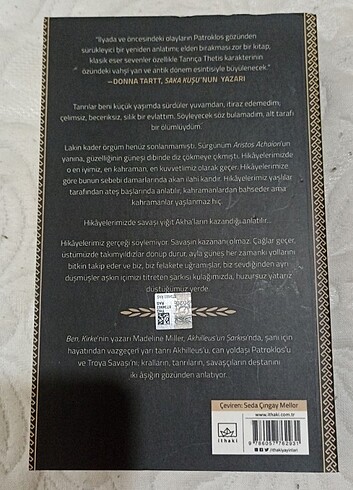  Akhilleus'un Şarkısı -Madeline Miller