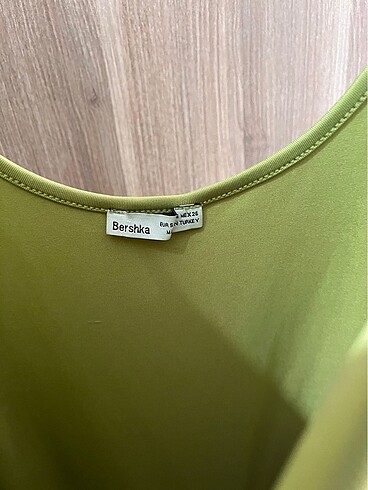 Bershka Bershka yeşil elbise