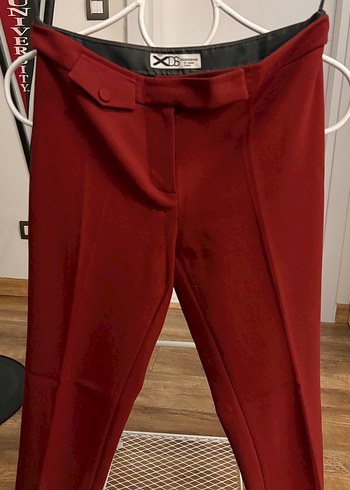 Derishow Marka Bordo İnce Kesim Pantolon