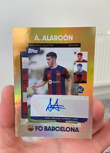 Topps Barcelona Focus Rc Alarcon /50