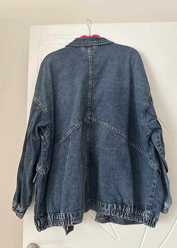 Trendyol & Milla Düğmeli Oversize Midi Denim Ceket