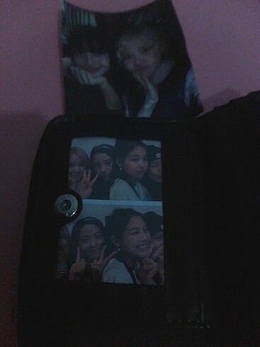 Black pink li cüzdan  - Görsel 9